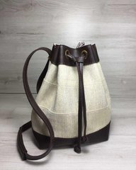 Молодіжний сумка-рюкзак Гумка бежевого кольору (Арт. 44503) | 1 шт.