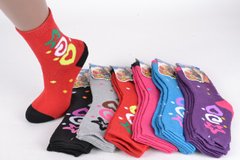 Детские махровые носки на девочку р.30-35 (Арт.026-14) | 12 пар