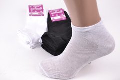 Жіночі Бавовняні шкарпетки "Житомир" Сітка (OK076/MIX) | 12 пар