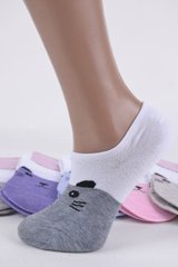 Жіночі Шкарпетки-Сліди ХЛОПОК (A069-3) | 12 пар