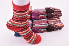 Шкарпетки жіночі з малюнком ШЕРСТЬ АНГОРА (Арт. YK60) | 12 пар