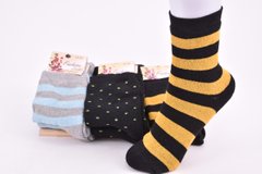 Шкарпетки жіночі з малюнком МАХРА ХЛОПОК (Арт. MEM32700/MIX) | 12 пар