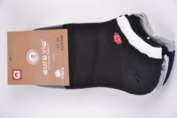 Чоловічі шкарпетки занижені "Cotton" (Арт. FDX500/39-42) | 5 пар