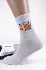 Мужские носки с надписью COTTON (Арт. PT1590) | 12 пар