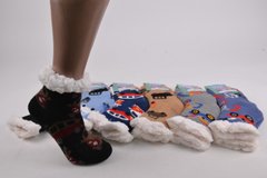 Дитячі шкарпетки на хутрі з гальмами (Арт. HD6029) | 12 пар
