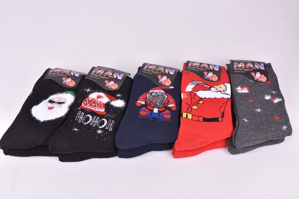 Шкарпетки чоловічі Merry Christmas "Фенна" Махра бавовна (Арт. FEA17-5) | 10 пар