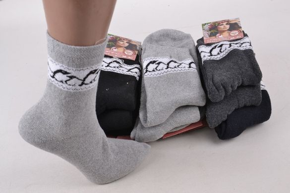 Шкарпетки жіночі Махрові "Дукат" Бавовна (Арт. PTM2160) | 12 пар