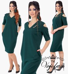 Женское Платье-Шифт (Арт. KL215/B/Green)