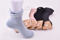 Шкарпетки жіночі на хутрі "AURA" COTTON (Арт. NVX1620-1) | 30 пар