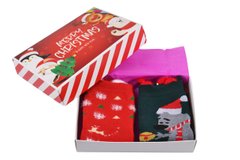 Шкарпетки Жіночі Махрові "Merry Christmas" у подарунковій упаковці (Aрт. Y105/7) | 1 компл.