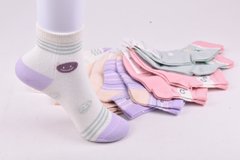 Шкарпетки дитячі на дівчинку "Корона" бавовна Сітка (Арт. CY409-2/6-8) | 10 пар