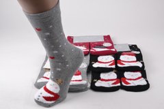 Жіночі шкарпетки з малюнком Махра "Cotton" (Арт. NPVX86) | 30 пар