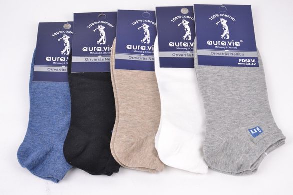 Мужские носки заниженные "AURA" Cotton (Арт. FD6036/39-42) | 5 пар