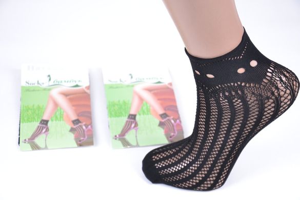 Шкарпетки жіночі капронові "Ажурні" (TK431/BL) | 12 пар