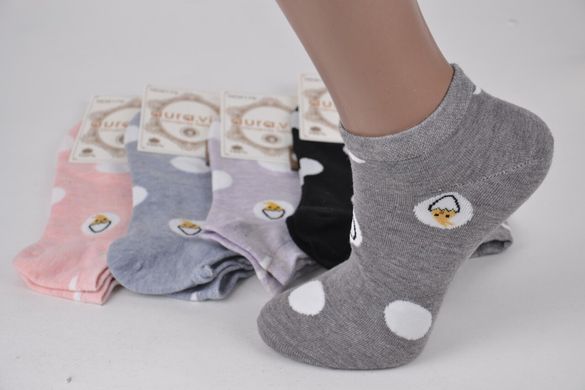Шкарпетки жіночі занижені "AURA" Cotton (Арт. ND6179/35-38) | 5 пар