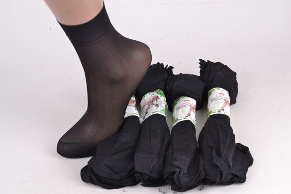 Женские носки капроновые (LKB212/Black) | 10 пар