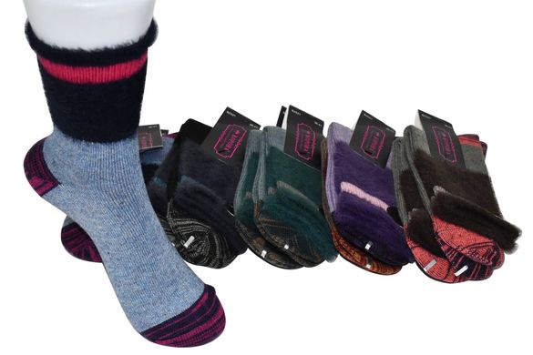Шкарпетки жіночі "Корона" Вовна бавовни (Арт. LKB521-1) | 10 пар