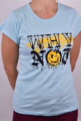 Жіноча футболка з малюнком "Cotton" (Арт. WJ04/7) | 4 шт.