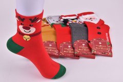 Шкарпетки жіночі Merry Christmas "AURA" COTTON (Арт. SN7637/35-38) | 5 пар