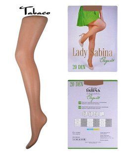 Колготки Lady Sabina 20 den Elegant Tabaco р.5 (LS20El) | 5 шт.
