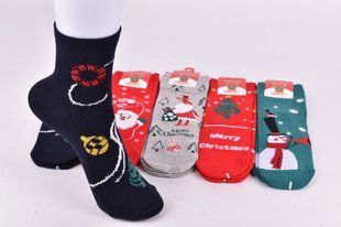 Носки детские Merry Christmas "NICEN" ХЛОПОК (Арт. Y077-4/5-8) | 10 пар