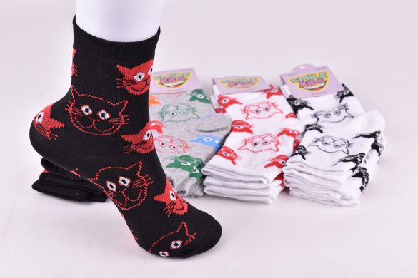 Шкарпетки дитячі з малюнком "Житомир" бавовна (Арт. ME34103/18-20) | 12 пар