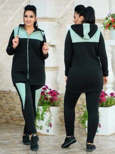 Спортивний костюм жіночий на флісі (Арт. KL369/N/Oliwe)