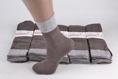 Шкарпетки капронові з візерунком (AL606/Gray) | 10 пар