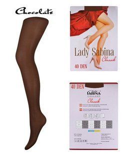 Колготки Lady Sabina 40 den Classic Сhocolate р.6 (LS40Cl) | 1 шт.