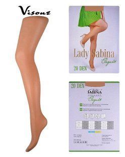 Колготки Lady Sabina 20 den Elegant Visone р.4 (LS20El) | 5 шт.