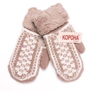 Варежки Женские "КОРОНА" (Арт. LK7251) | 12 пар