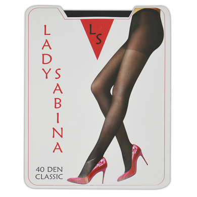 Колготки Lady Sabina 40 den Classic Сhocolate р.6 (LS40Cl) | 5 штук.