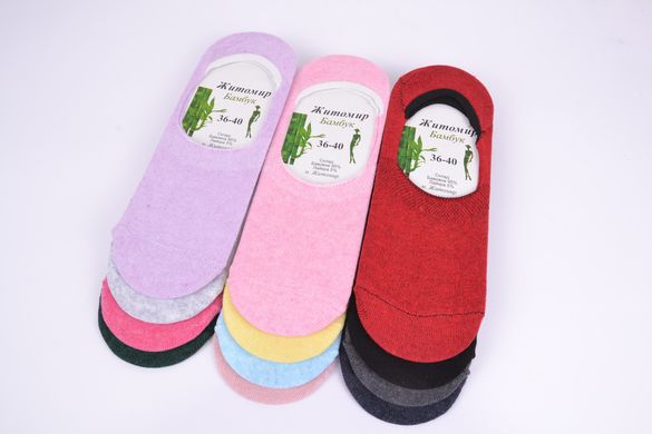 Шкарпетки-сліди жіночі "Житомир" Бавовна (Арт. OAM050) | 12 пар