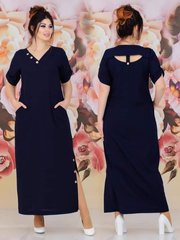 Платье Женское Нарядное ЛЕН (Арт. KL310/N/Blue)