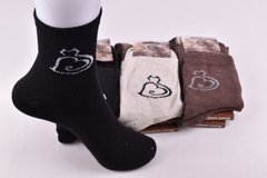 Шкарпетки жіночі з малюнком COTTON (Арт. LCS125) | 12 пар