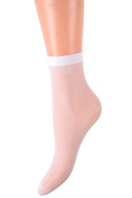 Шкарпетки капронові без лайкри White (00101) | 50 пар