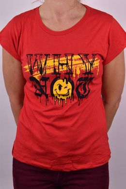Жіноча футболка з малюнком "Cotton" (Арт. WJ04/5) | 4 шт.