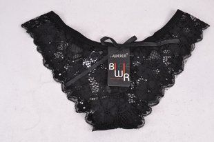 Трусики женские КРУЖЕВО (VS1417/Black) | 12 шт.