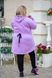Спортивный костюм женский на флисе БАТАЛ (Арт. KL370/B/Lavender)
