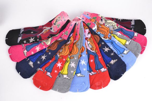 Шкарпетки махрові підліток "БАМБУК" на дівчинку р.36-39 (C923) | 12 пар