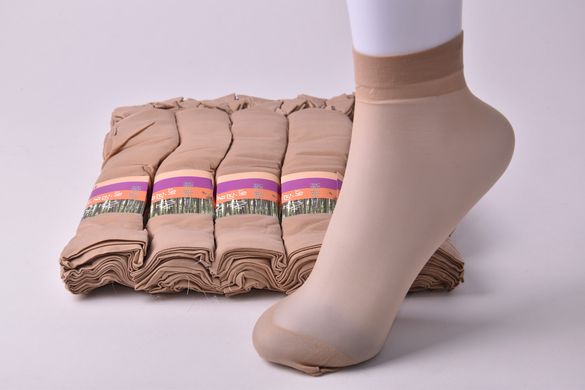 Жіночі шкарпетки капронові (JA850/Light Beige) | 10 пар