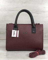 Молодіжна жіноча сумка Ханна бордового кольору (Арт. 56107) | 1 шт.