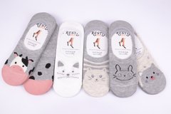 Жіночі Шкарпетки-Сліди "COTTON" (YA014) | 12 пар