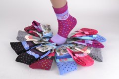 Шкарпетки підліток на дівчинку "Махра" р.35-40 (C951-1) | 12 пар