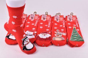 Носки женские Merry Christmas "NICEN" ХЛОПОК (Арт. A078-6) | 10 пар