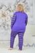 Пижама женская в клетку Батал (Арт. KL381/B/Purple)