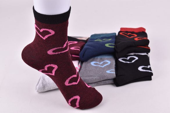 Шкарпетки жіночі з малюнком COTTON (Арт. LCS176) | 12 пар