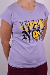 Жіноча футболка з малюнком "Cotton" (Арт. WJ04/3) | 4 шт.