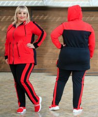 Спортивний костюм жіночий Батал (Арт. KL322/B/Red)