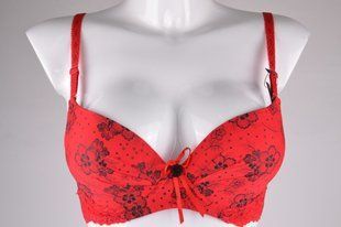 Бюстгальтер на поролоне (C) (VS3059/Red-Black) | 6 шт.